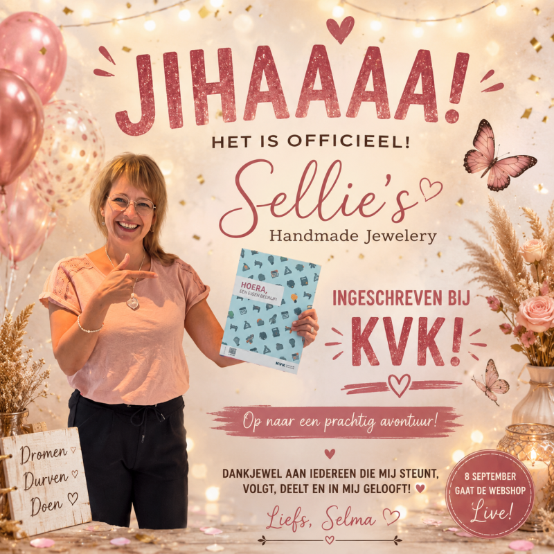 Het verhaal achter Sellie's handmade jewelery