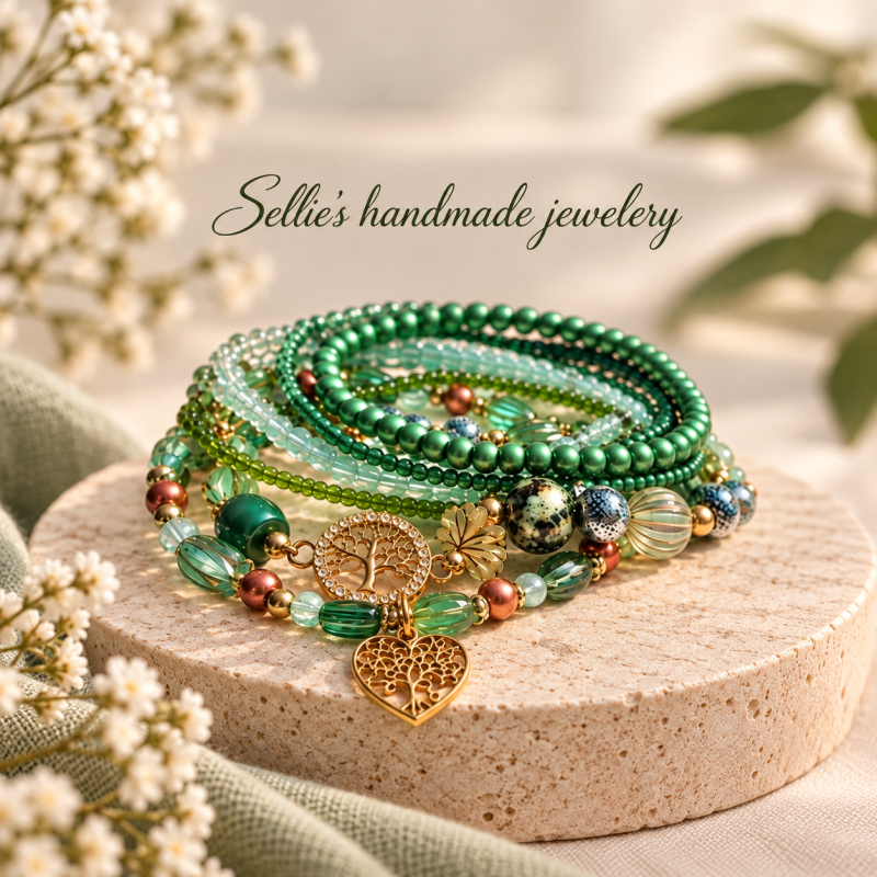 Magische armbanden set tree of life
