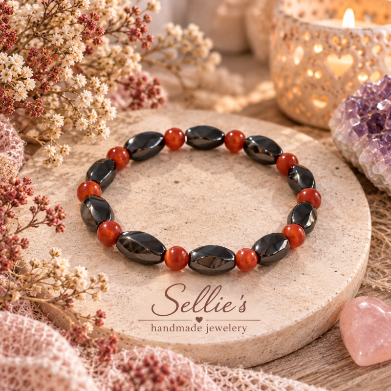 Magische hematiet armband