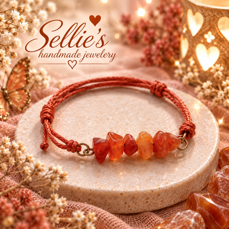 Carneool armband