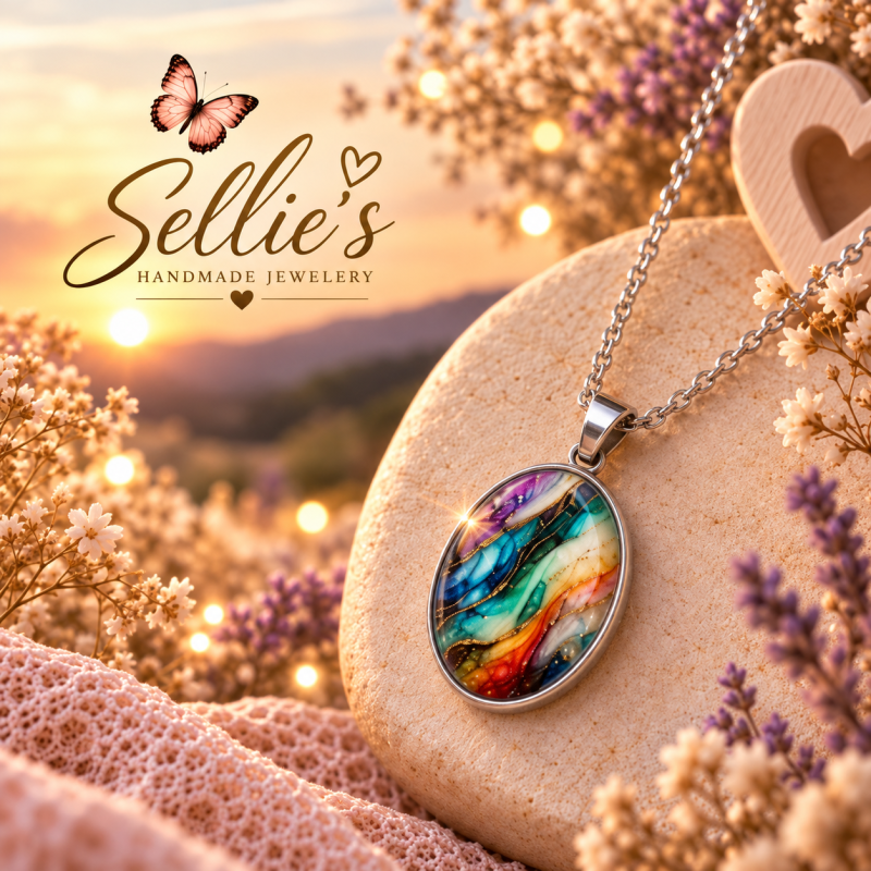 Regenboog ketting