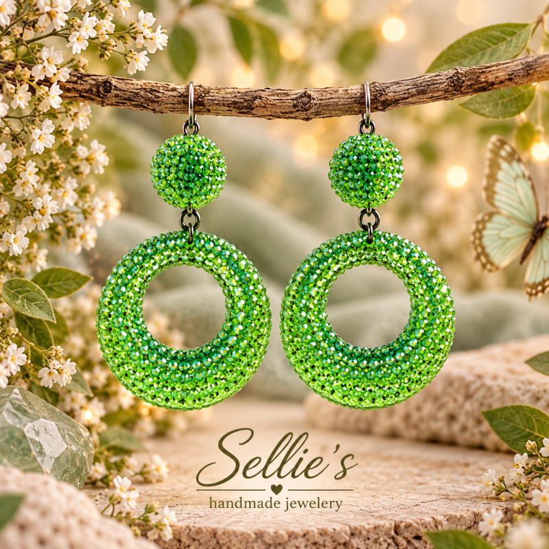 Magische Glitter oorbellen