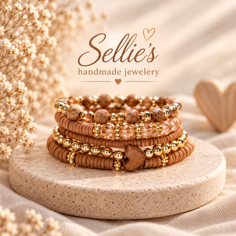 Magische boho armbanden set