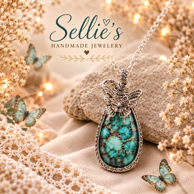 Magische turquoise hanger