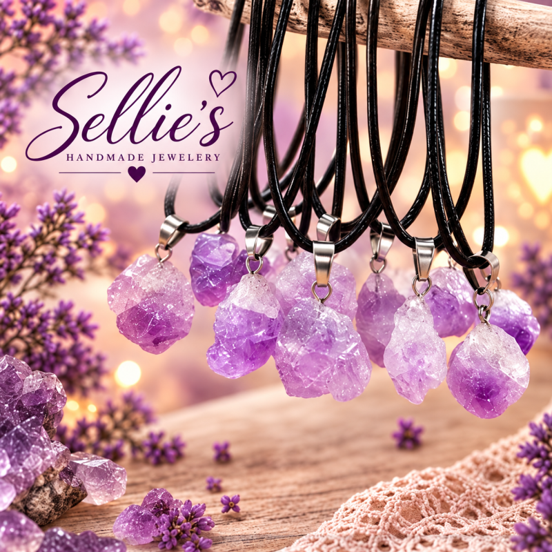 Magische amethist ketting