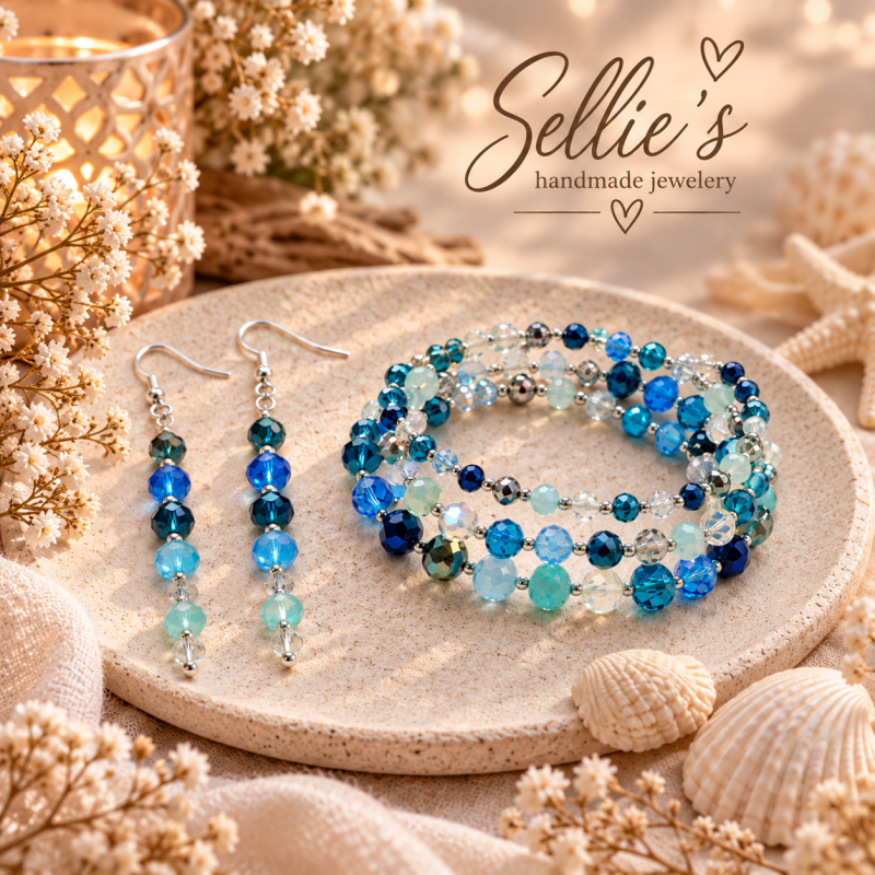 Magische kristal sieraden set