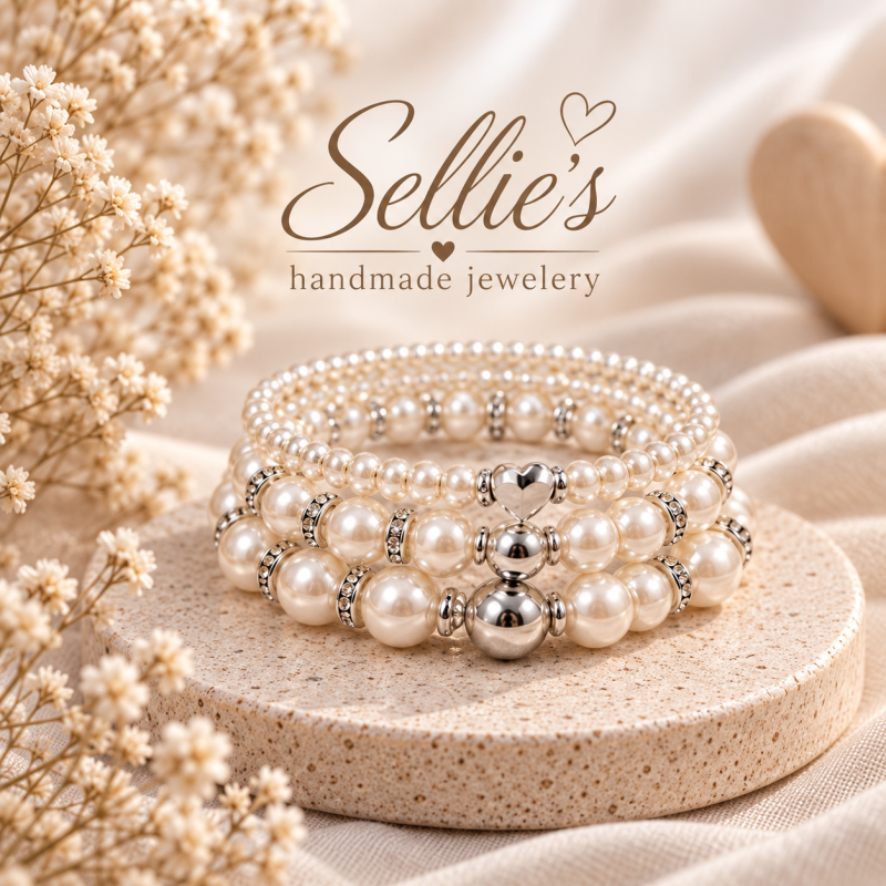 Msgische parel armbanden set