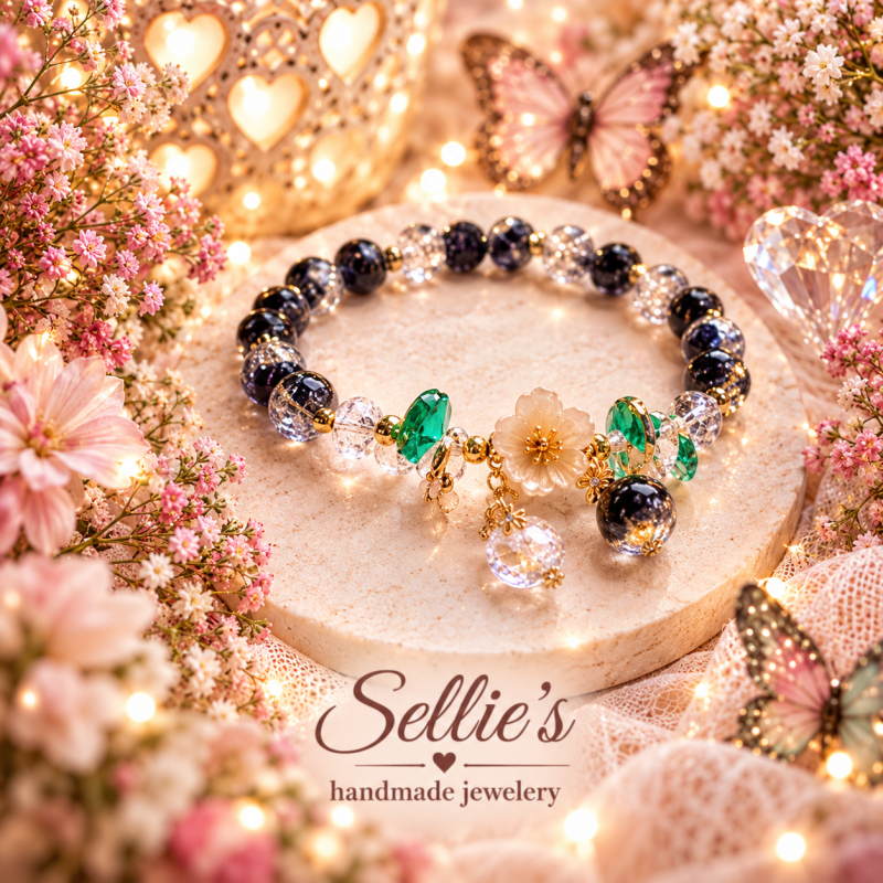 Magische bloemen armband