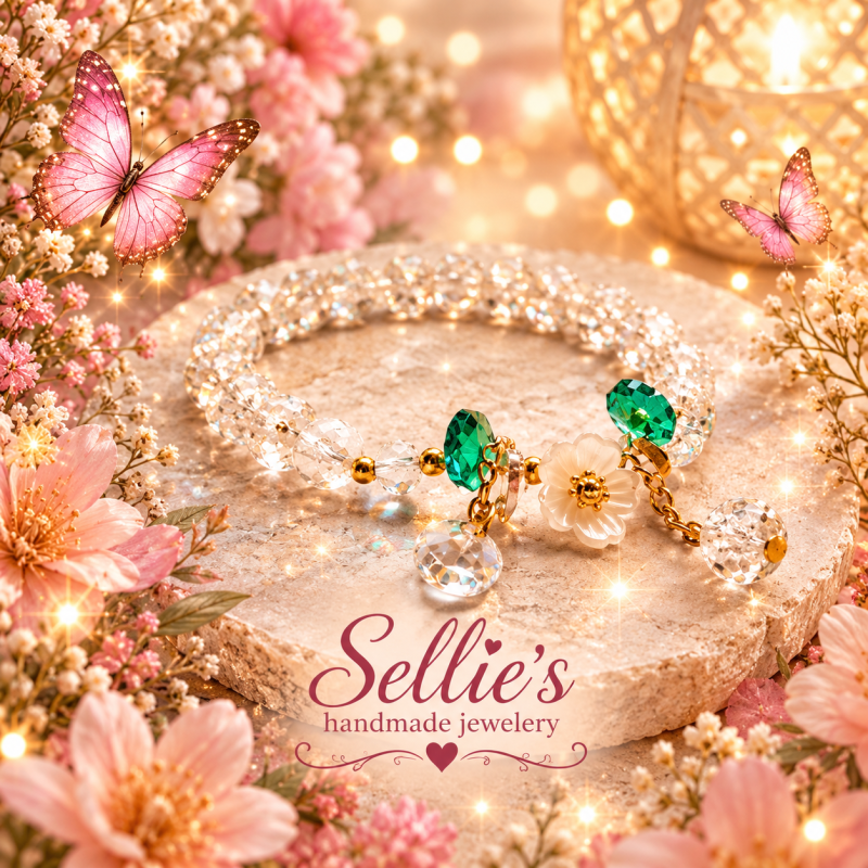 Magische bloemen armband