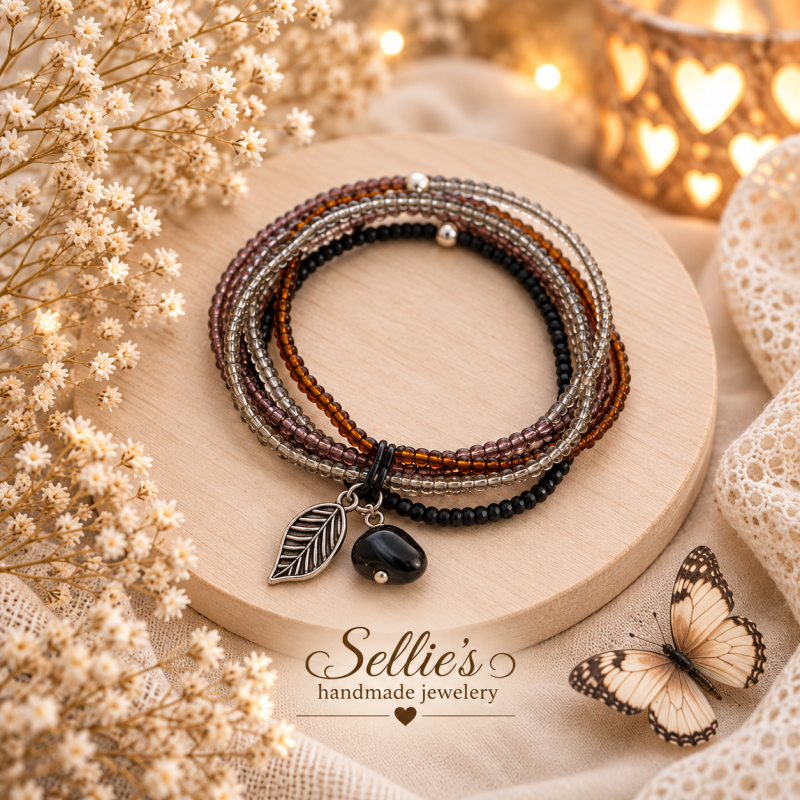 Magische 5-in-1 armband Onyx