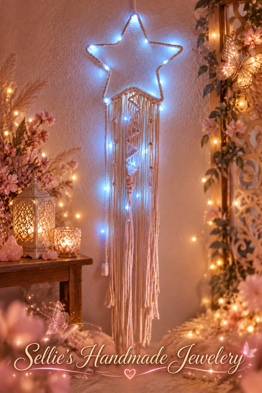 Magische macrame muur decoratie
