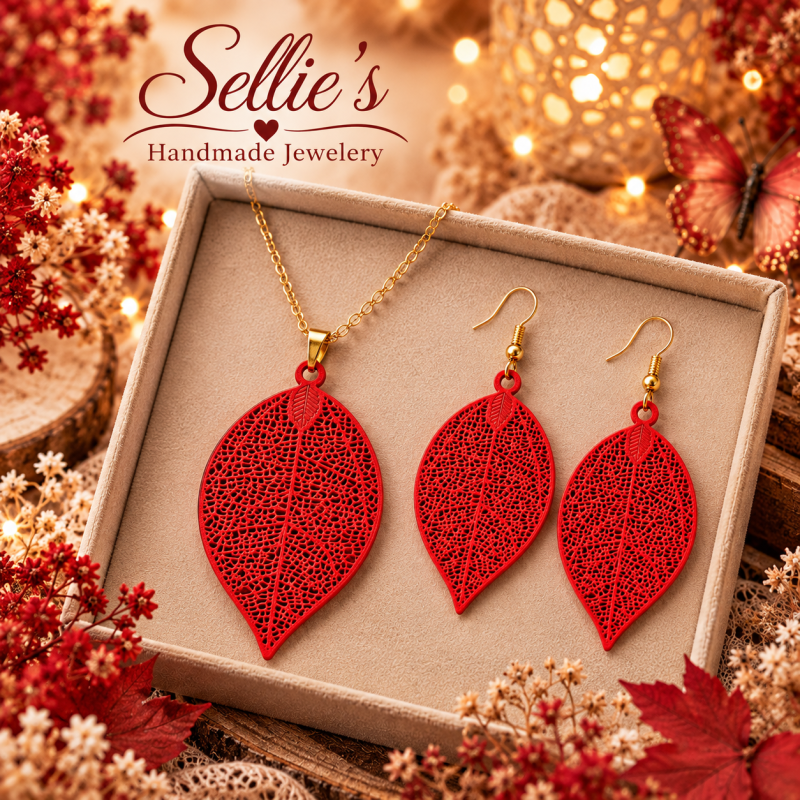 Magische herfstgloed sieraden set