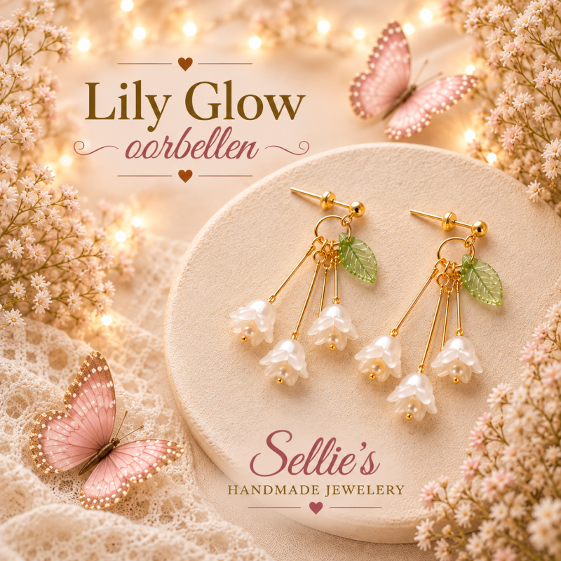 Lily glow oorbellen