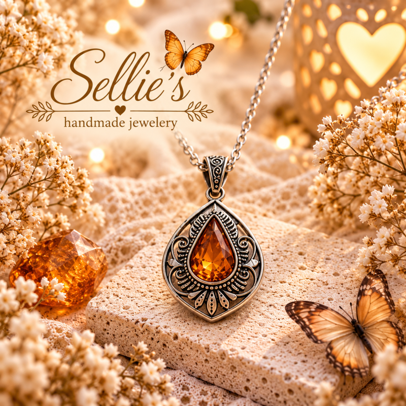 Magische amber whisper ketting