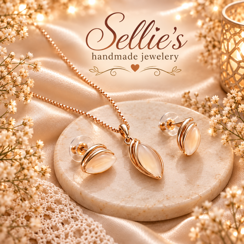 Magische golden whisper sieradenset