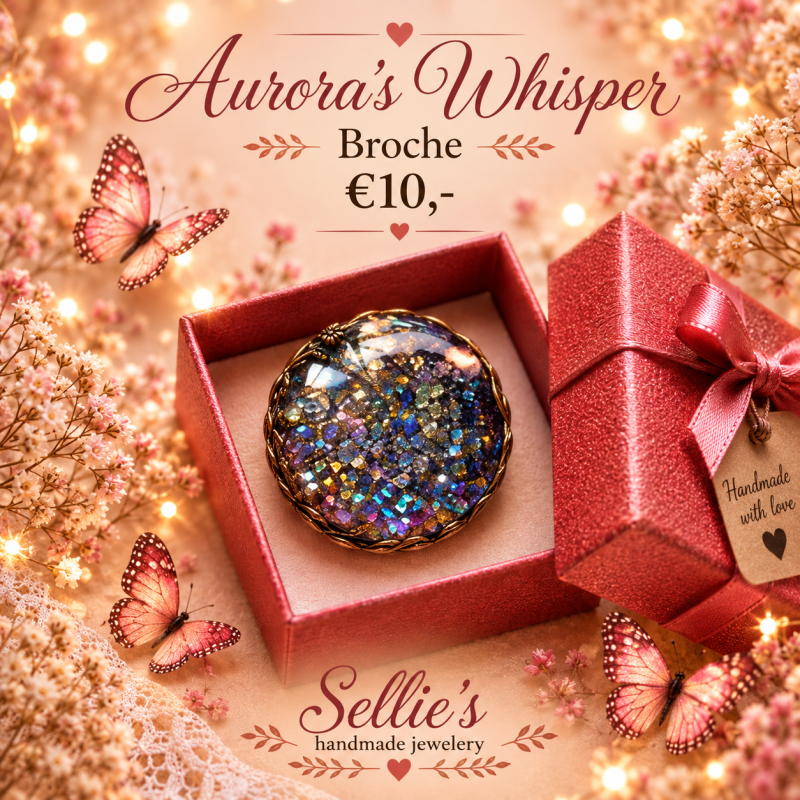 Aurora's whisper broche