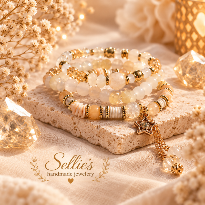 Magische golden light harmonie armbanden set