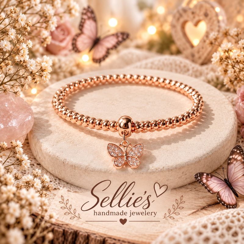 Magische vlinder armband
