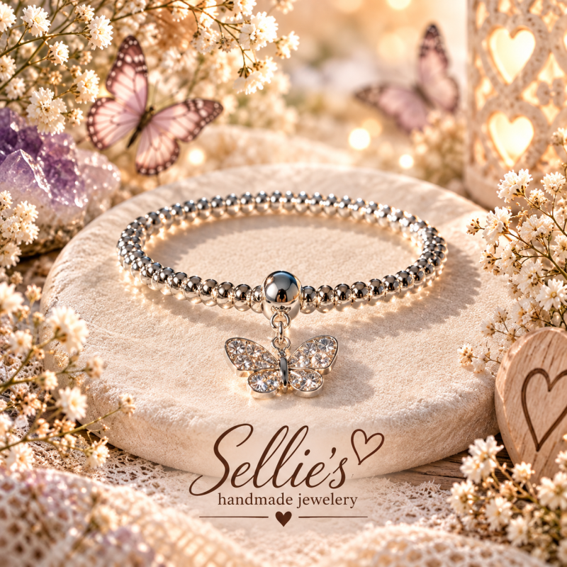 Magische vlinder armband