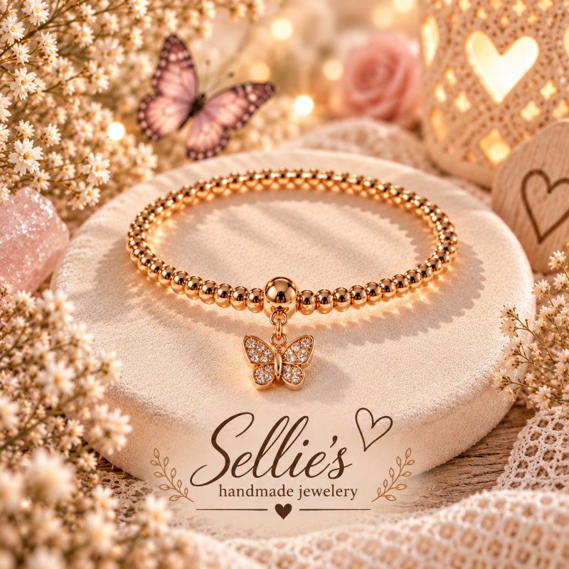Magische vlinder armband