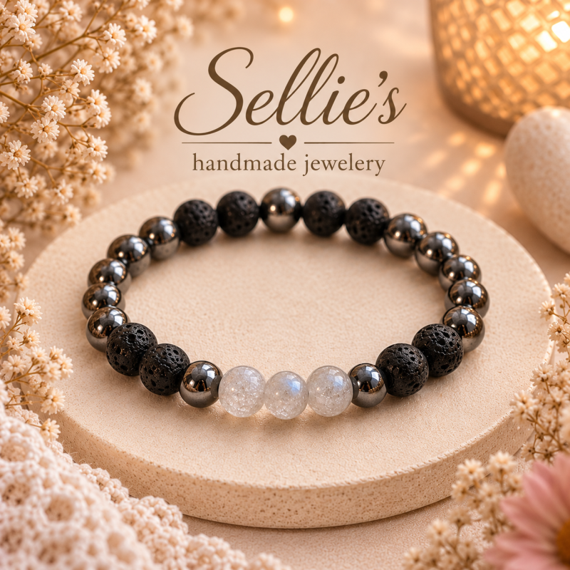 Natuursteen armband