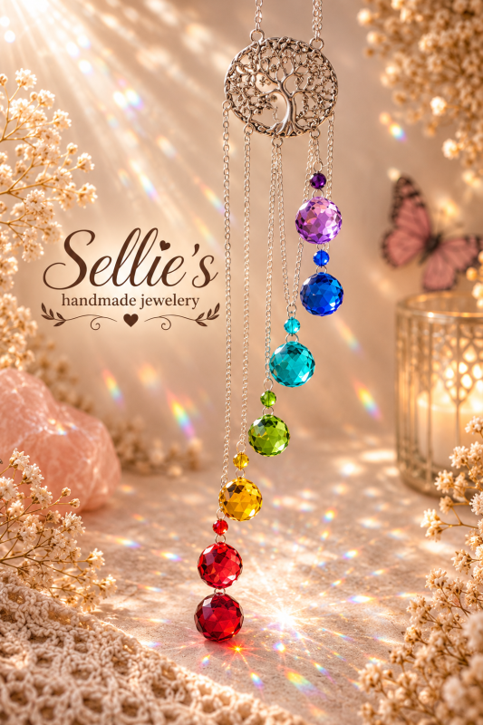 Magische Levensboom Suncatcher