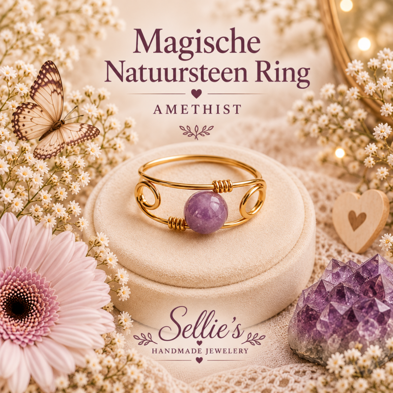 Magische amethist ring