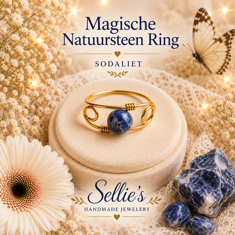 Magische sodaliet ring