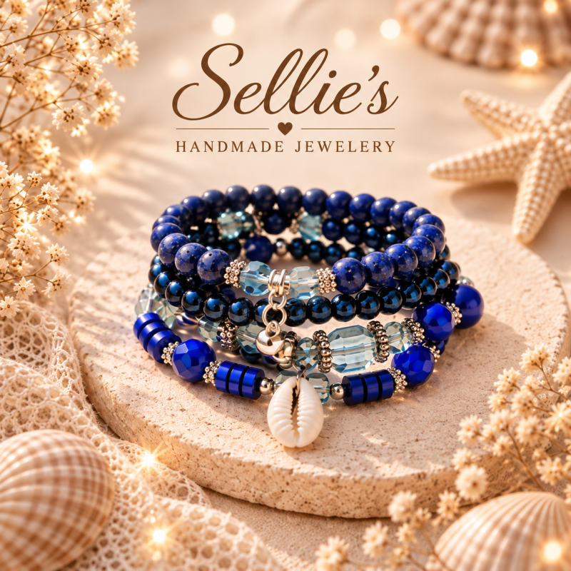 Magische armbandenset blauw