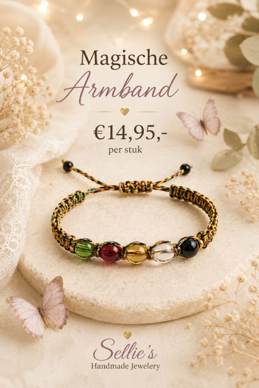 Magische natuursteen armband