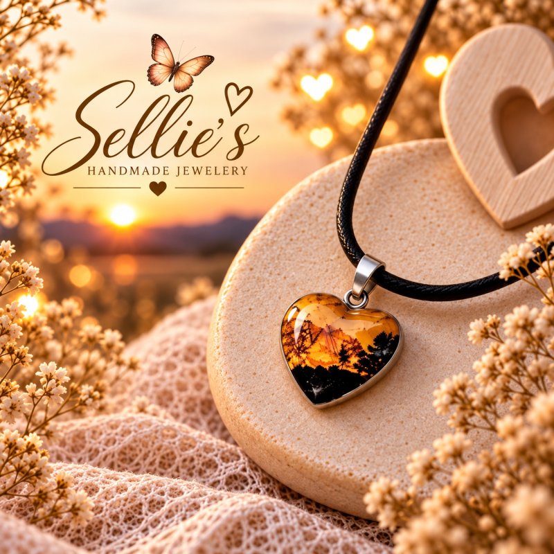 Magische landschap ketting