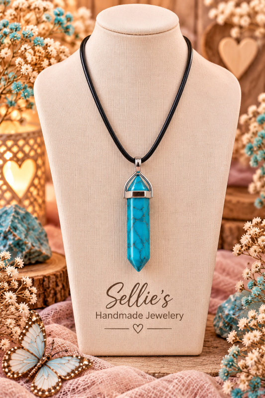 Magische Turquoise-Howliet pendel