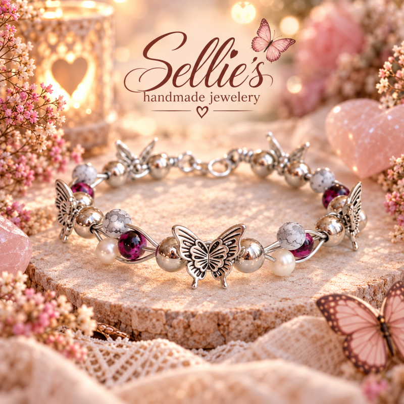 Magische vlinder armband