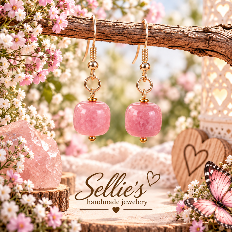 Magische Roze Oorbellen