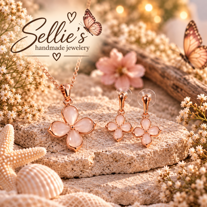 Magische Bloemen Sieradenset