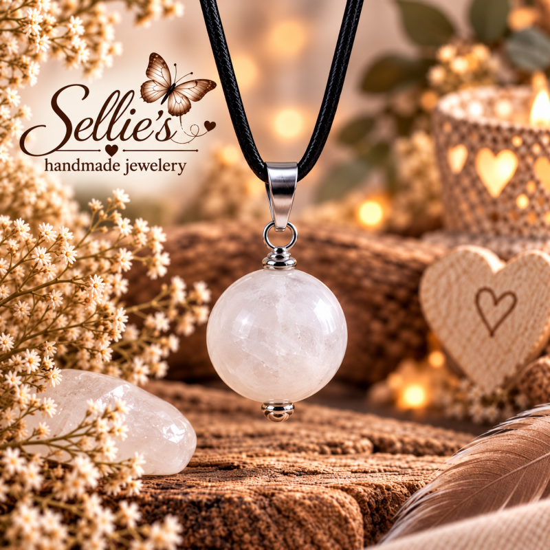 Magische bergkristal ketting