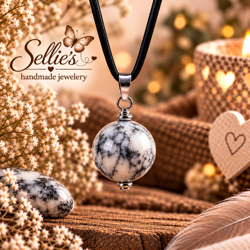 Magische howliet ketting