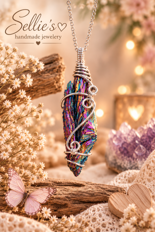 Aura veren kristal hanger