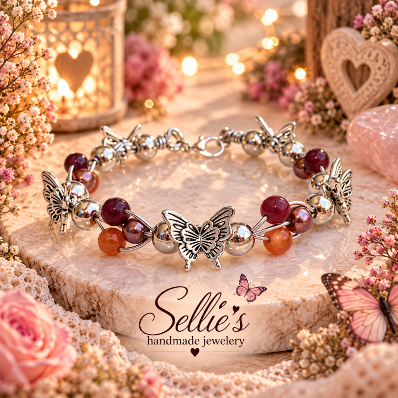Magische vlinder armband
