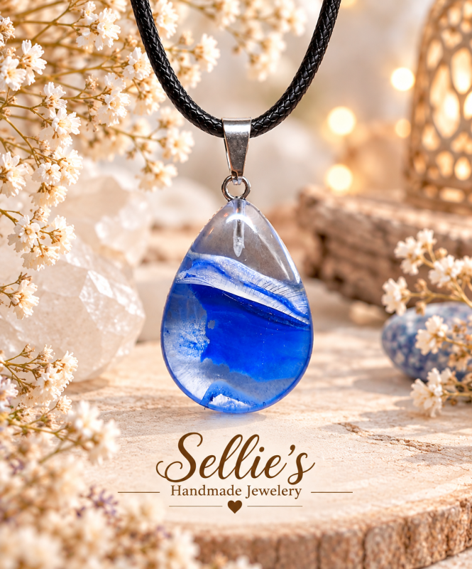 Magische blauwe hanger