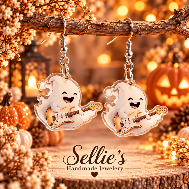 Magische halloween spookjes oorbellen