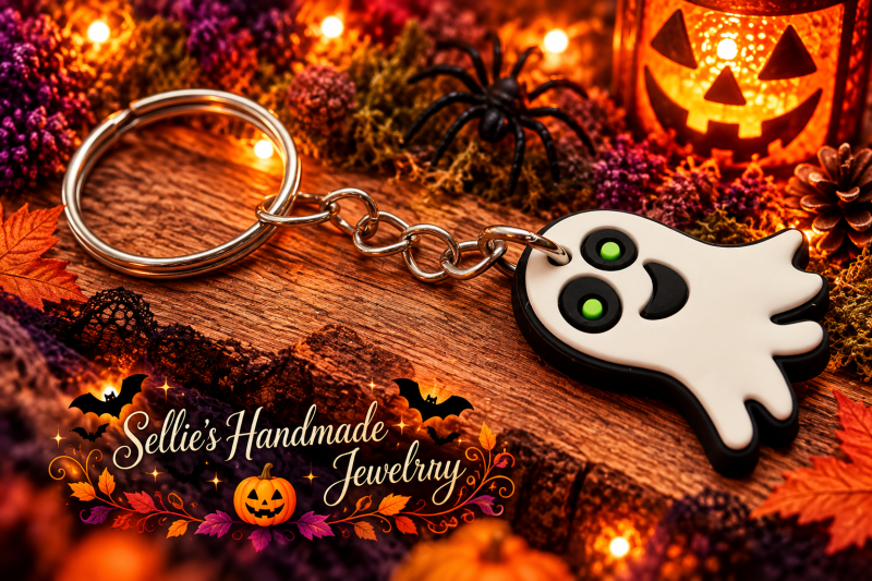 Magisch halloween spookje sleutelhanger