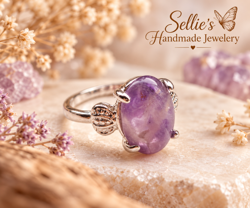 Magische amethist ring
