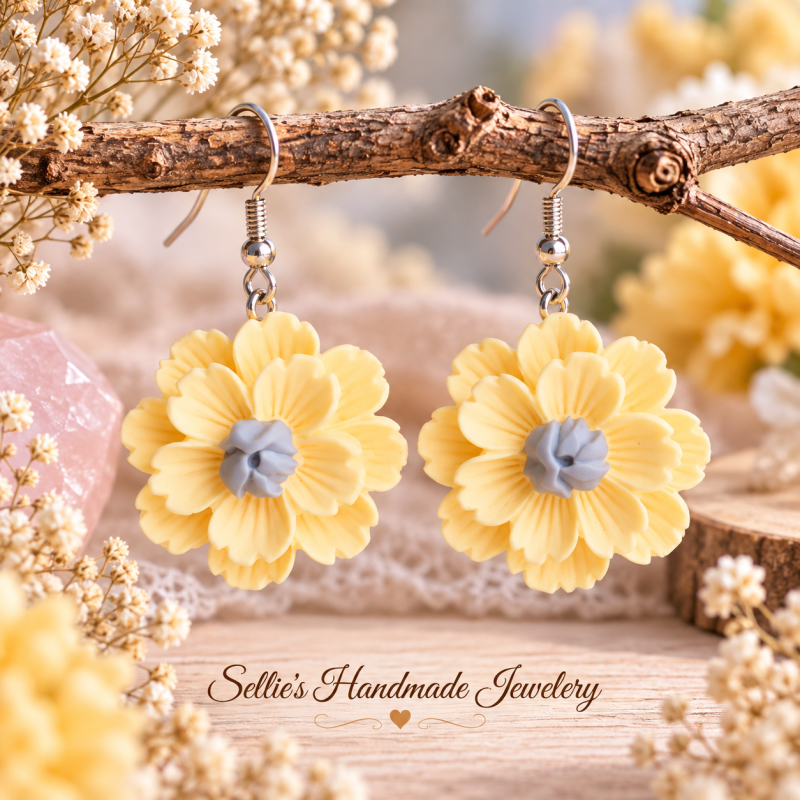 Magische bloemen oorbellen
