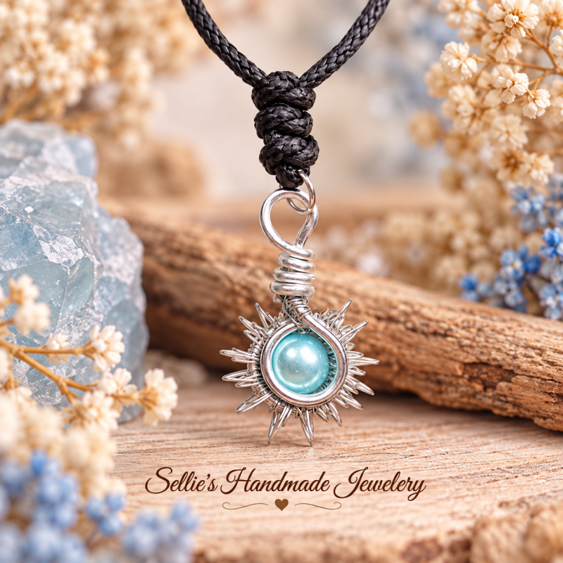 Magische zonparel ketting