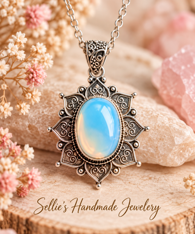 Magische opaliet ketting