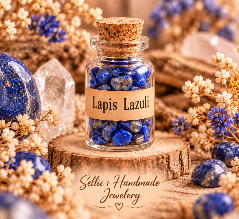 Magisch edelsteen flesje Lapis Lazuli