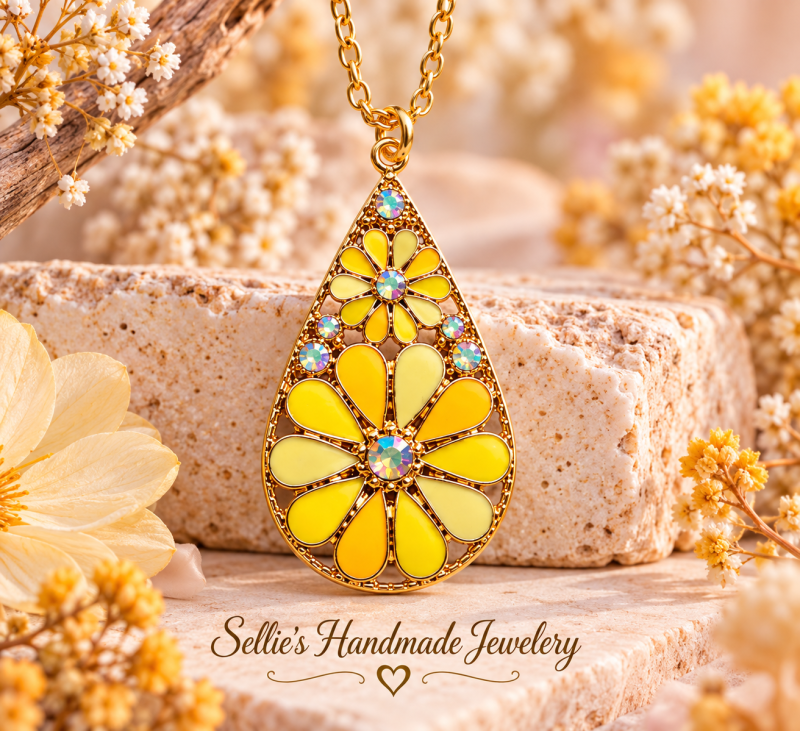Magische bloemen ketting