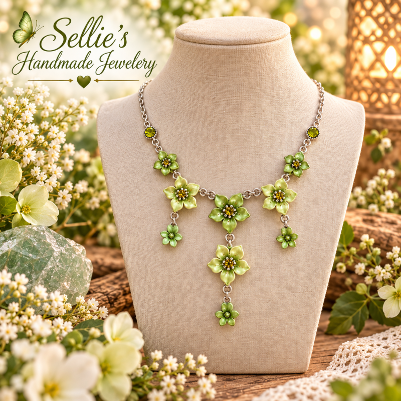 Magische bloem ketting