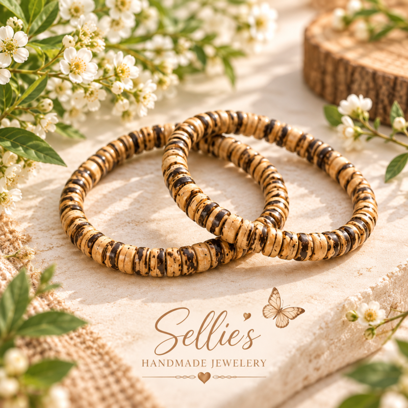 Magische houten Armbanden Set